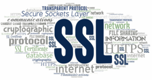 Secure Sockets Layer, Protocol, and Database Security related words wordmap
