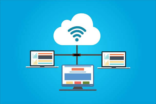 Cloud Services Business Continuity Data Cloud icon